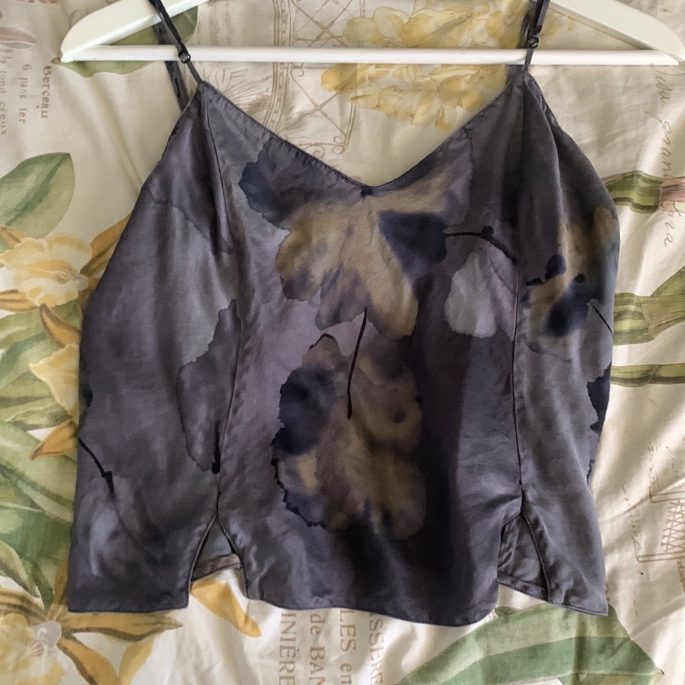 Victoria’s Secret silk pajama/crop top